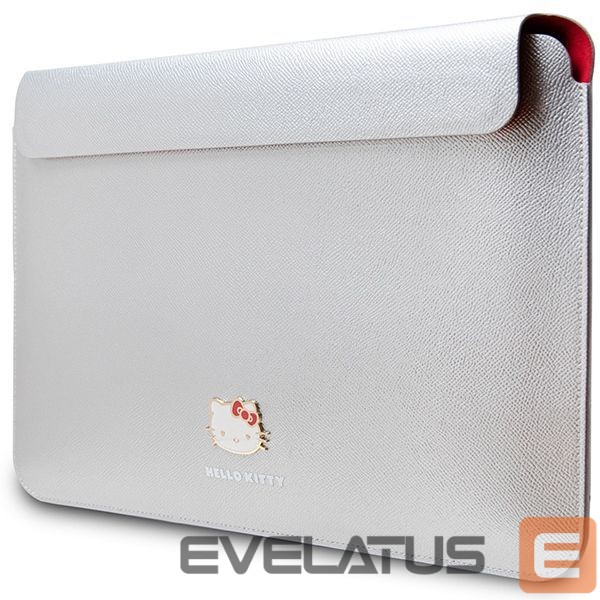 Muu telefoni lisavarustus Hello Kitty Hello Kitty PU Metal Logo case for a 14" laptop - silver