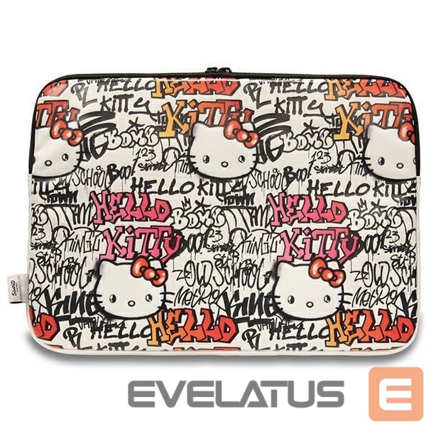 Muu telefoni lisavarustus Hello Kitty Hello Kitty PU Metal Logo case for a 14" laptop - beige