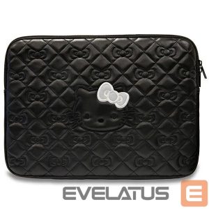 Muu telefoni lisavarustus Hello Kitty  Hello Kitty Zip PU Quilted Bows case for a 14" laptop - black 