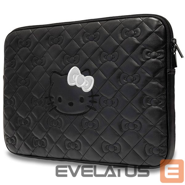 Muu telefoni lisavarustus Hello Kitty Hello Kitty Zip PU Quilted Bows case for a 14" laptop - black