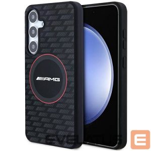 Muu telefoni lisavarustus Mercedes-Benz  AMG Silicone Carbon Pattern MagSafe case for Samsung Galaxy S24+ - black 