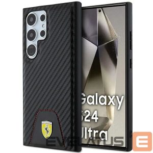 Muu telefoni lisavarustus Ferrari  Ferrari Carbon Stitched Bottom case for Samsung Galaxy S24 Ultra - black