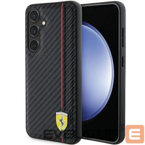 Muu telefoni lisavarustus Ferrari  Ferrari Carbon Printed Line case for Samsung Galaxy S24+ - black