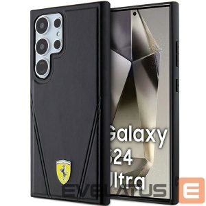 Muu telefoni lisavarustus Ferrari  Ferrari Hot Stamp V Lines MagSafe case for Samsung Galaxy S24 Ultra - black