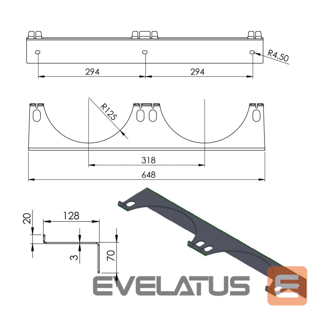 Muu telefoni lisavarustus Pro-Line Wall holder for 2 gas cylinders, max. diameter 250 mm PRO-LINE cylinders