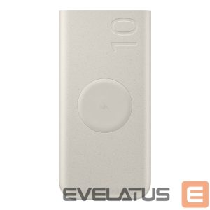 Väline aku Samsung  Powerbank Samsung EB-U2510XUEGEU inductive 10000 mAh 2x USB-C 25W SFC - beige