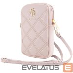 Muu telefoni lisavarustus Guess  Guess Zip Quilted 4G bag - pink 