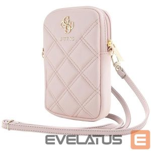 Muu telefoni lisavarustus Guess  Guess Zip Quilted 4G bag - pink 