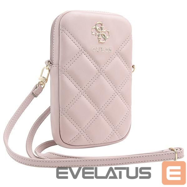 Muu telefoni lisavarustus Guess Guess Zip Quilted 4G bag - pink