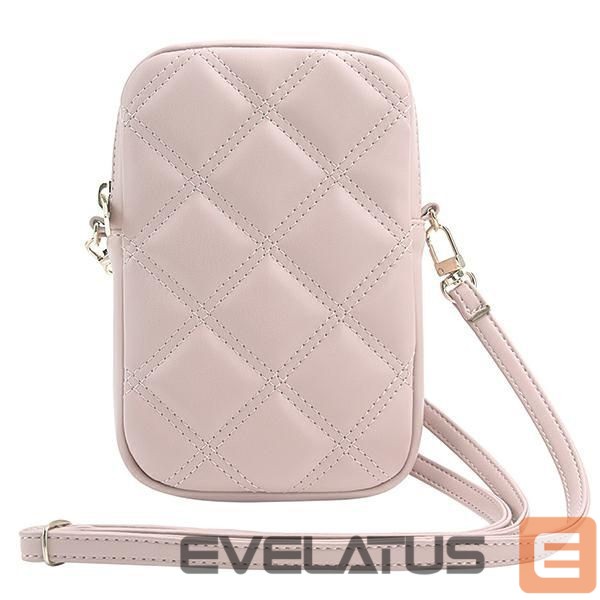 Muu telefoni lisavarustus Guess Guess Zip Quilted 4G bag - pink