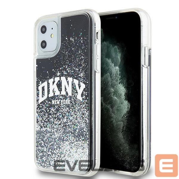 Tagakaaned DKNY DKNY Liquid Glitter Big Logo case for iPhone 11 / Xr - black