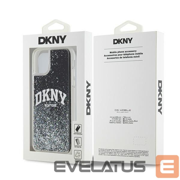 Tagakaaned DKNY DKNY Liquid Glitter Big Logo case for iPhone 11 / Xr - black