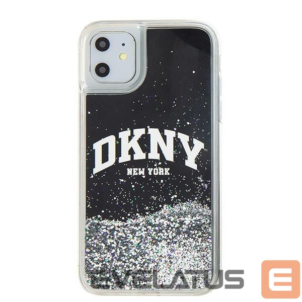 Tagakaaned DKNY DKNY Liquid Glitter Big Logo case for iPhone 11 / Xr - black