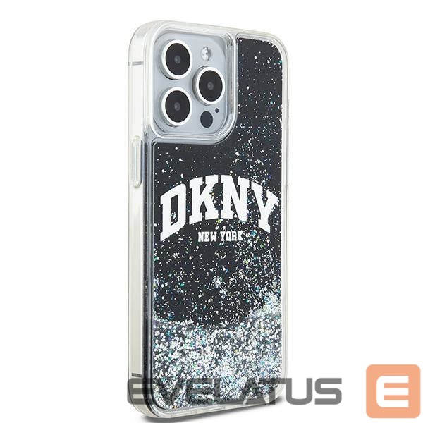 Tagakaaned DKNY DKNY Liquid Glitter Big Logo iPhone 13 Pro Max Case - Black
