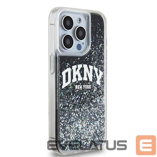 Tagakaaned DKNY DKNY Liquid Glitter Big Logo iPhone 14 Pro Case - Black