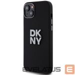 Tagakaaned DKNY  DKNY Liquid Silicone Metal Logo case for iPhone 15 Plus / 14 Plus - black 