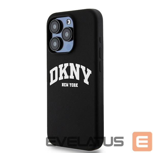 Tagakaaned DKNY DKNY Liquid Silicone White Printed Logo MagSafe Case for iPhone 13 Pro / 13 - Black