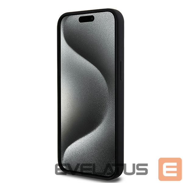 Tagakaaned DKNY DKNY Liquid Silicone White Printed Logo MagSafe case for iPhone 15 Pro Max - black
