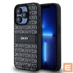 Muu telefoni lisavarustus DKNY  DKNY Leather Mono Stripe & Metal Logo case for iPhone 15 Pro Max - black 