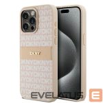 Muu telefoni lisavarustus DKNY  DKNY Leather Mono Stripe & Metal Logo case for iPhone 15 Pro Max - pink 
