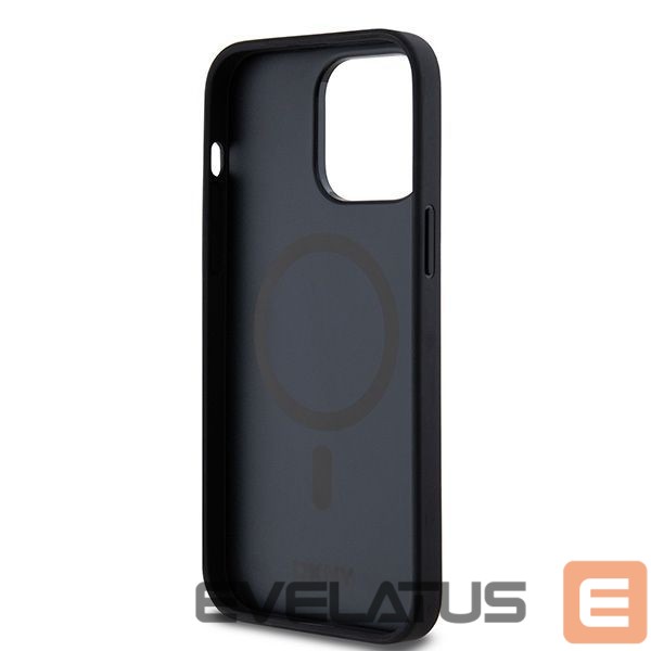 Muu telefoni lisavarustus DKNY DKNY Leather Pattern Metal Logo MagSafe case for iPhone 13 Pro Max - black