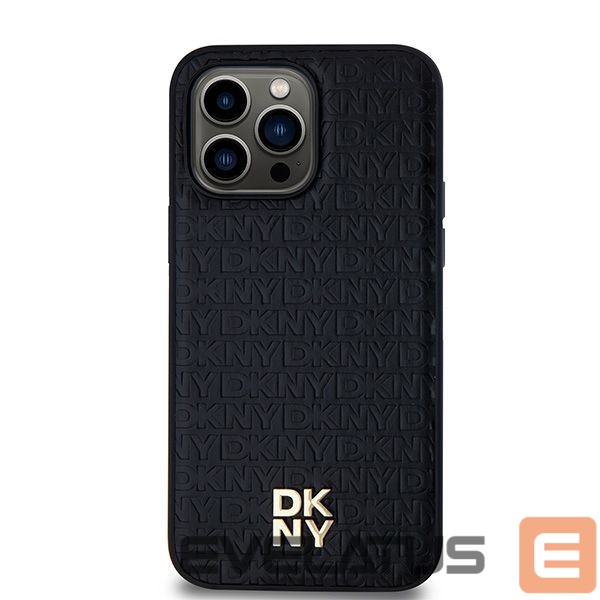 Muu telefoni lisavarustus DKNY DKNY Leather Pattern Metal Logo MagSafe case for iPhone 13 Pro Max - black