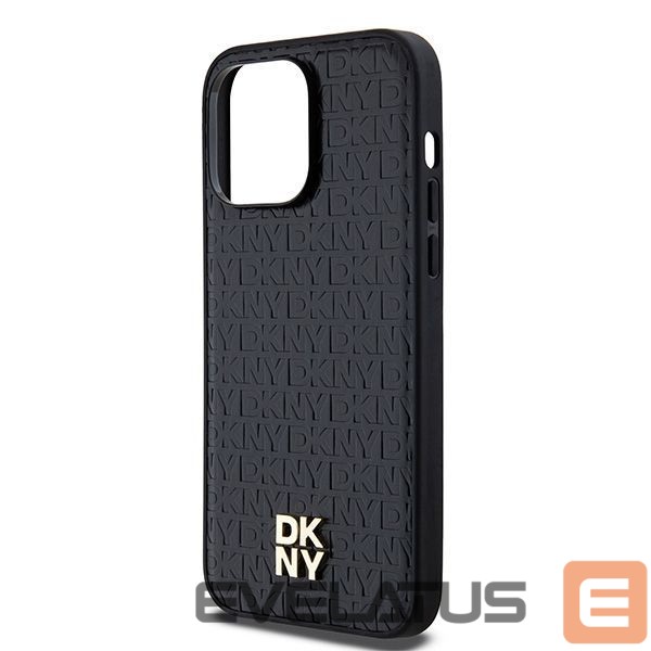 Muu telefoni lisavarustus DKNY DKNY Leather Pattern Metal Logo MagSafe case for iPhone 13 Pro Max - black