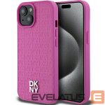 Muu telefoni lisavarustus DKNY  DKNY Leather Pattern Metal Logo MagSafe case for iPhone 15 / 14 / 13 - pink 