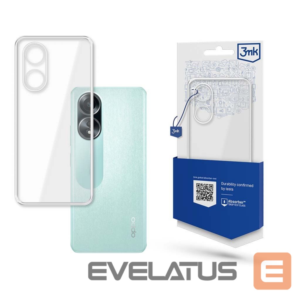 Muu telefoni lisavarustus 3MK 3mk Clear Case for Oppo A58 4G - transparent