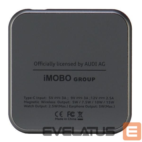 Muu telefoni lisavarustus Audi Audi Big Logo foldable inductive charger 3in1 0 - gray