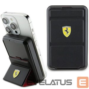 Muu telefoni lisavarustus Ferrari  Powerbank Ferrari Metal Logo MagSafe induction 15W 10000 mAh with stand function - black