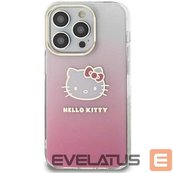 Muu telefoni lisavarustus Hello Kitty Hello Kitty IML Gradient Electrop Kitty Head case for Samsung Galaxy A55 - pink