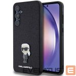 Muu telefoni lisavarustus Karl Lagerfeld  Karl Lagerfeld Fixed Glitter Ikonik Logo Metal Pin case for Samsung Galaxy A55 - black 