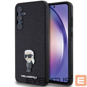 Muu telefoni lisavarustus Karl Lagerfeld  Karl Lagerfeld Fixed Glitter Ikonik Logo Metal Pin case for Samsung Galaxy A55 - black 