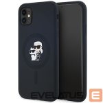 Muu telefoni lisavarustus Karl Lagerfeld  Karl Lagerfeld Silicone Karl&Choupette MagSafe case for iPhone 11 / Xr - black 