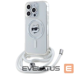 Muu telefoni lisavarustus Karl Lagerfeld  Karl Lagerfeld IML Choupette Head & Cord MagSafe case for iPhone 13 Pro Max - transparent 
