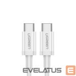 Kaabel Ugreen  Ugreen US264 60518 USB-C / USB-C PD QC AFC Cable 1m - White White