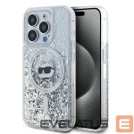 Muu telefoni lisavarustus Karl Lagerfeld  Karl Lagerfeld Liquid Glitter Choupette Head MagSafe case for iPhone 13 Pro Max - transparent 