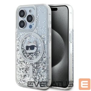 Muu telefoni lisavarustus Karl Lagerfeld  Karl Lagerfeld Liquid Glitter Choupette Head MagSafe case for iPhone 13 Pro Max - transparent 