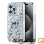 Muu telefoni lisavarustus Karl Lagerfeld  Karl Lagerfeld Liquid Glitter Karl Head MagSafe case for iPhone 15 Pro Max - transparent 