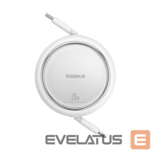 Kaabel Baseus  Baseus Free2Pull Cable Retractable USB-C / Lightning 20W 1m - White 