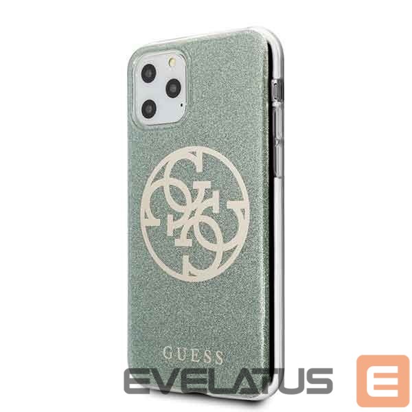 Tagakaaned Guess Guess GUHCN58PCUGLKA iPhone 11 Pro khaki hard case 4G Circle Glitter