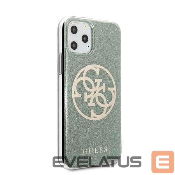 Tagakaaned Guess Guess GUHCN58PCUGLKA iPhone 11 Pro khaki hard case 4G Circle Glitter