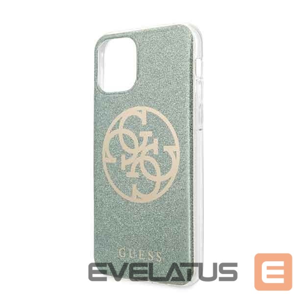 Tagakaaned Guess Guess GUHCN58PCUGLKA iPhone 11 Pro khaki hard case 4G Circle Glitter