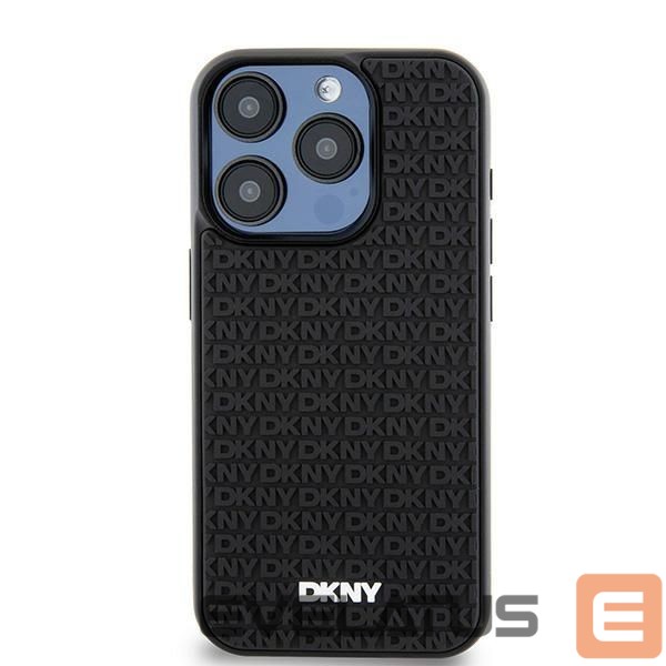 Muu telefoni lisavarustus DKNY DKNY 3D Rubber Repeat Pattern case for iPhone 15 Pro - black
