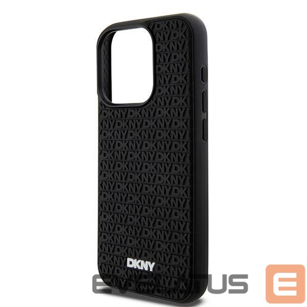 Muu telefoni lisavarustus DKNY DKNY 3D Rubber Repeat Pattern case for iPhone 15 Pro - black