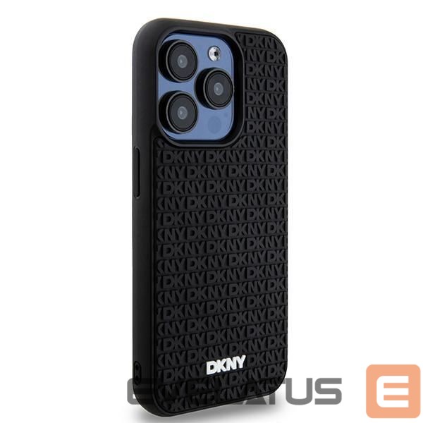 Muu telefoni lisavarustus DKNY DKNY 3D Rubber Repeat Pattern case for iPhone 15 Pro - black