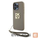Muu telefoni lisavarustus DKNY  DKNY Wrist Strap Stock Logo case for iPhone 15 Pro - beige 