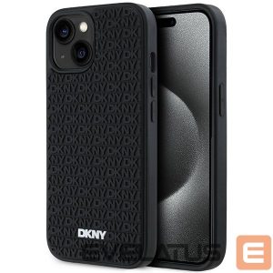 Muu telefoni lisavarustus DKNY  DKNY 3D Rubber Repeat Pattern case for iPhone 15 Plus - black 