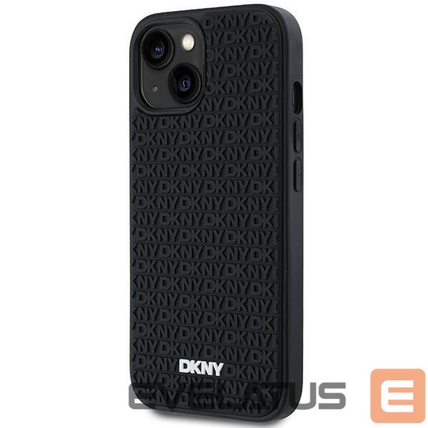 Muu telefoni lisavarustus DKNY DKNY 3D Rubber Repeat Pattern case for iPhone 15/14/13 - black